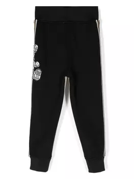 Burberry Kids спортивные брюки с принтом Talbot Bear, нейтральный цвет