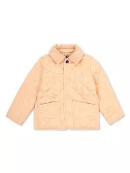 Burberry Kids стеганая куртка, розовый