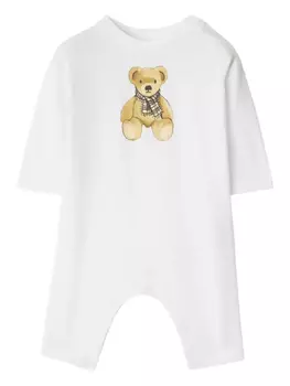 Burberry Kids Thomas Bear комбинезон, белый