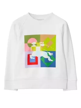 Burberry Kids толстовка EKD из органического хлопка, белый