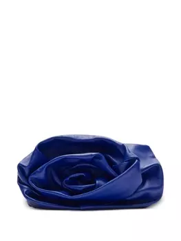 Клатч Burberry Rose со сборками, синий