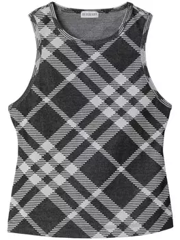 Burberry клетчатая рубашка, черный