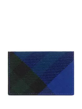 Burberry клетчатый картхолдер, синий
