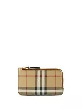 Burberry клетчатый кошелек, нейтральный цвет