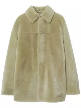 Burberry короткая шуба, нейтральный цвет