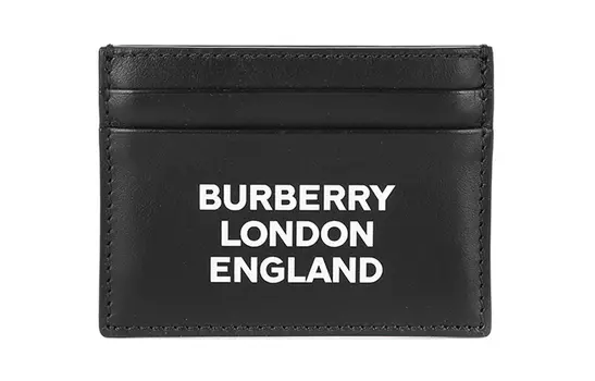 Burberry Кошелек из коровьей кожи, держатели карт, мужские, черные
