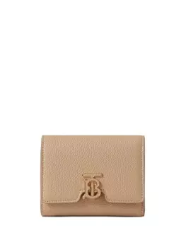 Burberry кошелек с откидным клапаном и логотипом, нейтральный цвет