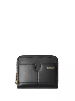 Burberry кошелек Snip с логотипом, черный