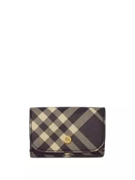 Burberry кошелек в клетку Vintage Check, черный