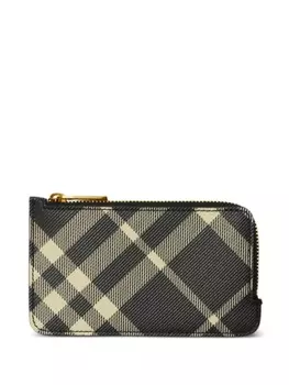 Burberry кошелек в клетку Vintage Check, черный