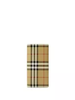 Burberry кошелек в клетку Vintage Check, коричневый