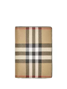 Burberry кошелек в клетку Vintage Check, нейтральный цвет