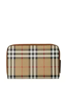 Burberry кошелек в клетку Vintage Check, нейтральный цвет