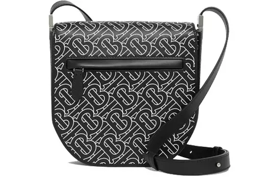Burberry Кожаная сумка через плечо, мини-сумка мужская, черно-белая