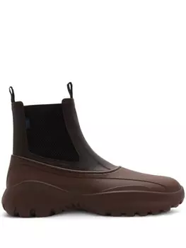 Burberry кожаные ботинки, коричневый