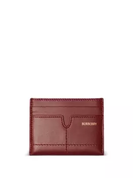 Burberry кожаный картхолдер, красный
