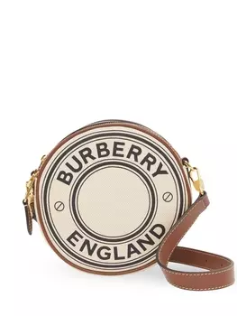 Burberry круглая сумка Louise, нейтральный цвет