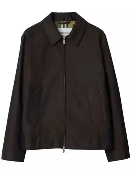 Burberry куртка-рубашка Harrington, коричневый