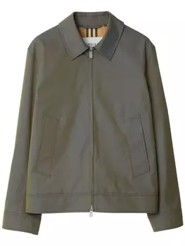 Burberry куртка-рубашка Harrington, серый