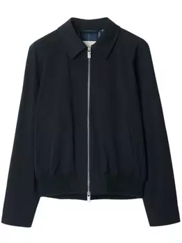 Burberry куртка-рубашка на молнии, синий