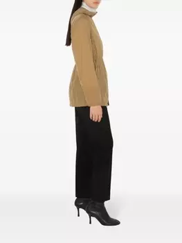 Burberry куртка с аппликацией логотипа, нейтральный цвет