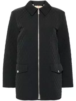 Burberry куртка с узором, черный