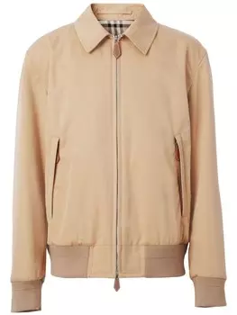 Burberry куртка The Heritage Harrington, нейтральный цвет