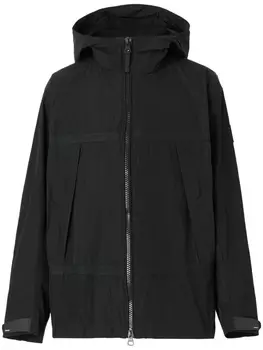 Burberry легкая куртка с капюшоном, черный