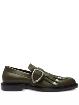 Burberry лоферы Cobble, зеленый