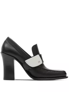Burberry лоферы London Shield 90, черный