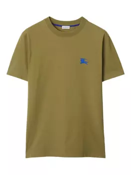 Burberry logo футболка, зеленый