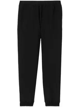 Burberry logo-print track trousers, черный