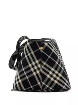 Burberry маленькая клетчатая сумка через плечо, черный