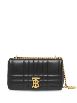 Burberry маленькая стеганая сумка Lola, черный