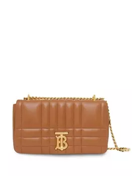 Стеганая сумка Burberry Lola, нейтральный цвет