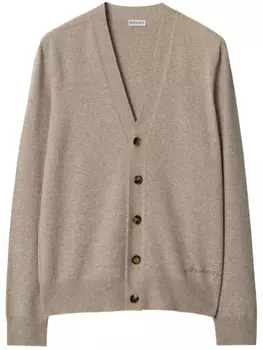 Burberry меланжевый кардиган, нейтральный
