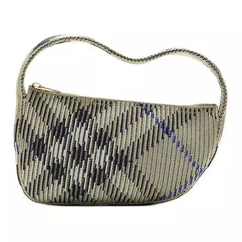 Burberry Мини-сумка женская из полиамида на одно плечо, цвет мохово-зеленый