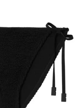 Burberry мятые трусики бикини, черный