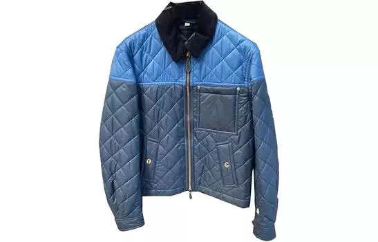 Burberry Мужская стеганая куртка, цвет Blue