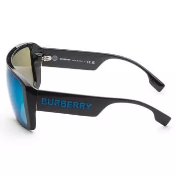 Burberry Мужские черные солнцезащитные очки 30 мм BE4401U-300155-30, черный