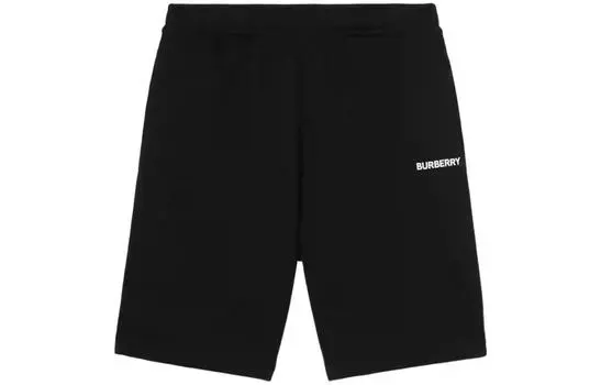 Шорты мужские Burberry с логотипом, черный