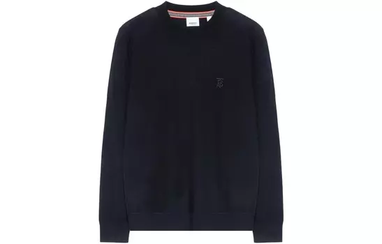 Burberry Мужской кашемировый свитер, Черный