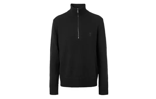 Burberry Мужской кашемировый свитер, цвет Black
