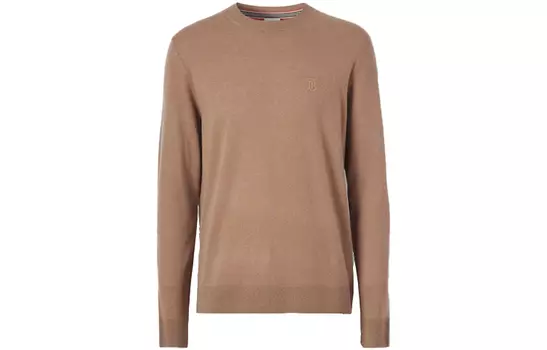 Burberry Мужской кашемировый свитер, цвет Camel