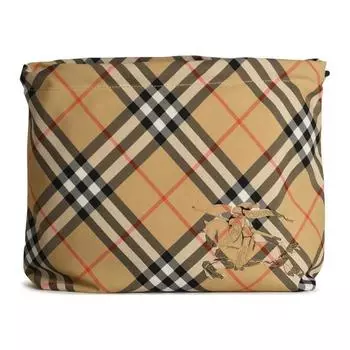 Burberry Мужской клатч из полиэстера бежевого цвета