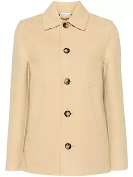 Burberry однобортный шерстяной пиджак, нейтральный цвет