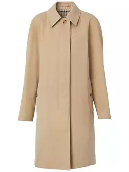 Burberry пальто Camden Heritage, нейтральный цвет
