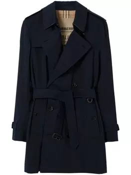 Burberry пальто Kensington Heritage, синий