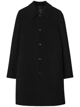 Burberry пальто средней длины, черный