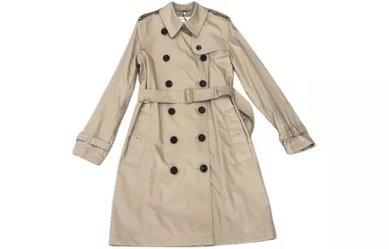Burberry Пальто Женское Бежевое